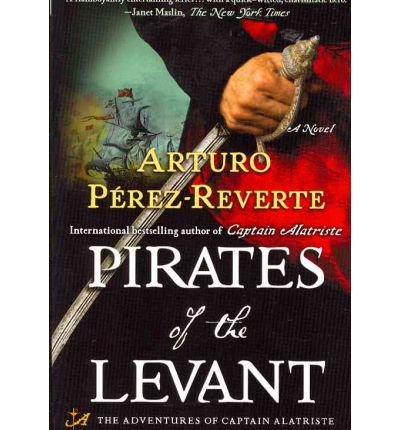 Book cover featuring a hand holding a swordL sword and a sailing ship.