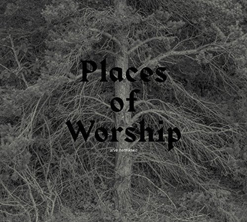 Black and white album cover with a tree and text "Places of Worship".