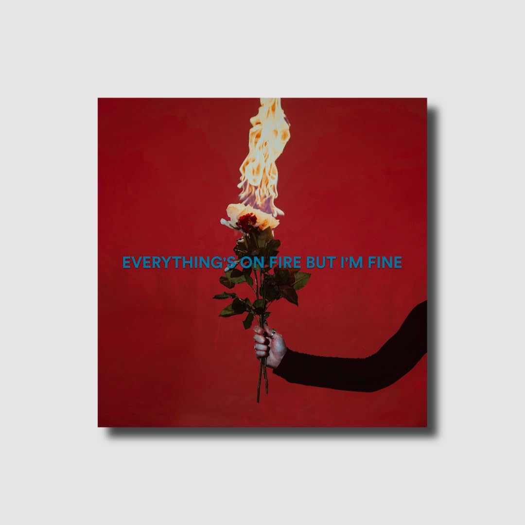 HandC-D cover showing a hand holding a burning flower against a red background.