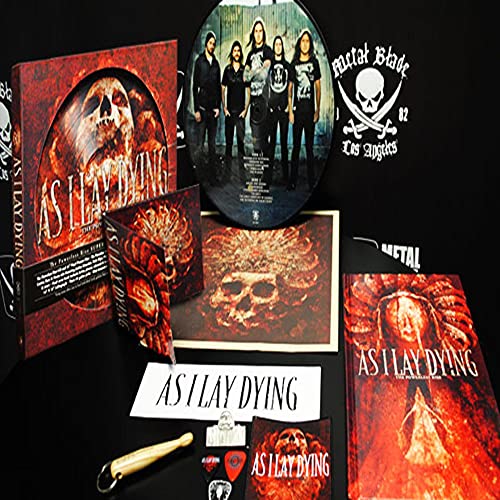 As I Lay Dying The Powerless Rise box set including CD, vinyl, and memorabilia.