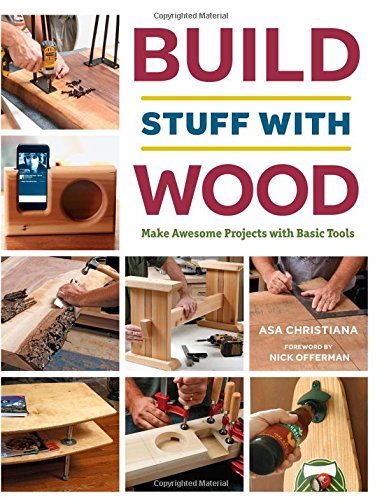 Book cover featuring woodworking projects and hands-on tool use.