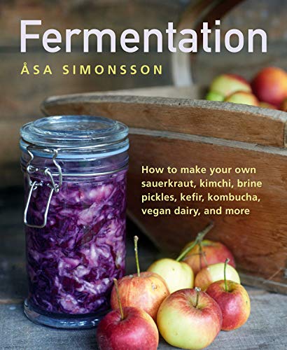 Book cover showing a glass jar of red cabbage next to fresh apples.