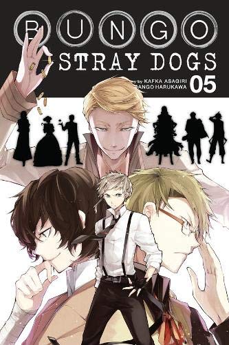 Manga cover of Bungo Stray Dogs Volume 5 featuring several anime characters.