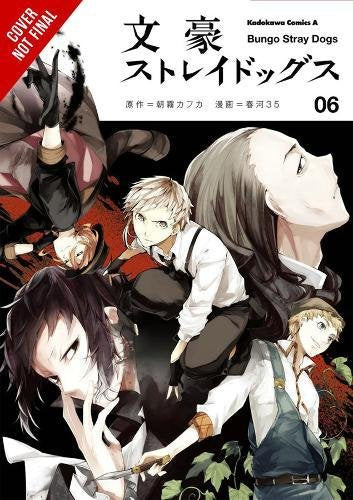 Manga cover featuring multiple characters in dramatic poses, volume six.