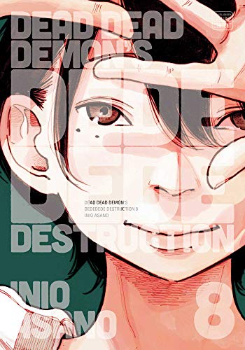 Manga volume 8 cover: close-up of a young woman’s face with stylized text.