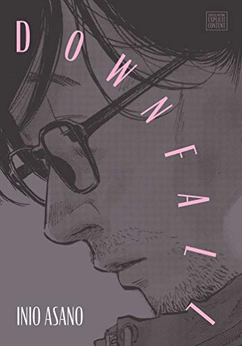 Manga cover featuring a close-up, side profile illustration of a man wearing glasses.