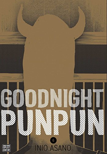 Manga cover featuring a horned silhouette against a fence with text Goodnight Punpun 6.
