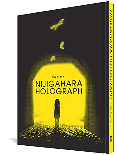 A book cover showing a silhouette standing before a bright yellow tunnel with butterflies.