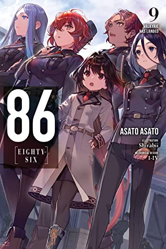 Cover of "86 Eighty Six" light novel volume 9, featuring anime-style characters.
