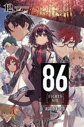 Cover of “86 Eighty Six” light novel volume 12 featuring multiple characters.