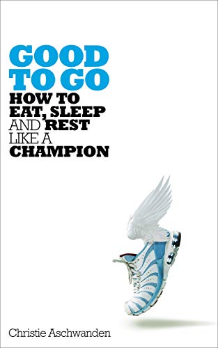 Book cover: “Good to Go” with a winged running shoe image.