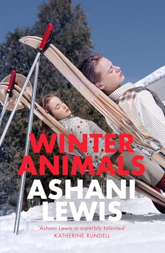 Book cover: two people with skis resting against a snowy backdrop.