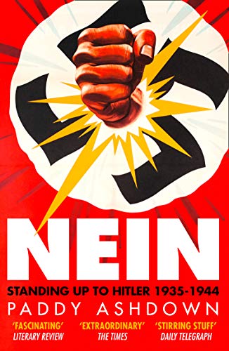 Red book cover with a clenched fist breaking through radiating yellow lines.