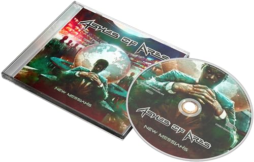 CD case and disc for Ashes of Ares’ “New Messiahs” album.