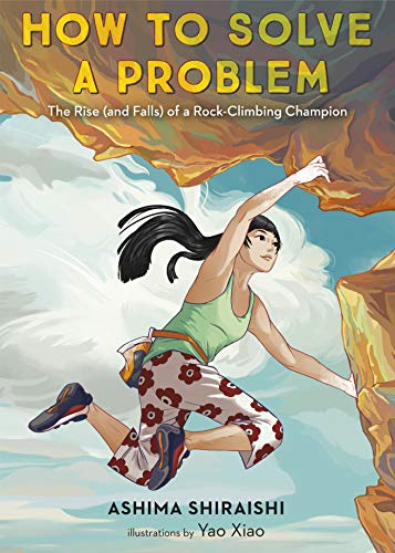 Book cover: rock climber Ashima Shiraishi reaching for a hold.