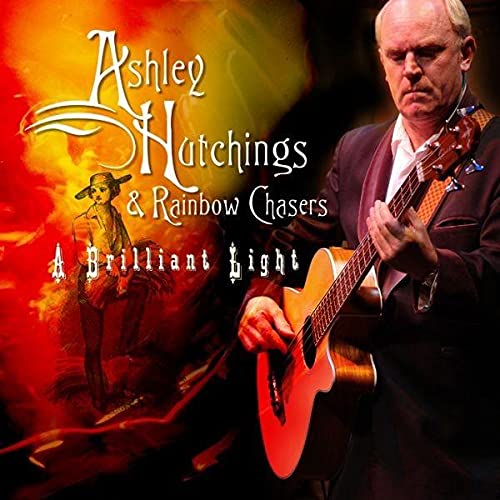 Ashley Hutchings album cover featuring a man playing a guitar.