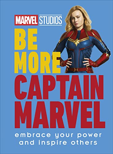 Book cover featuring Captain Marvel with bold, colorful text.