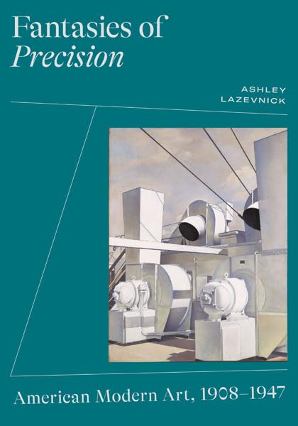 Book cover: industrial painting, teal background, white text, 1908-1947.