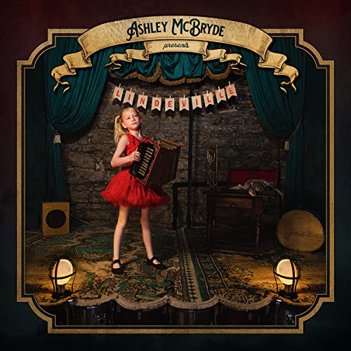 Ashley McBryde album cover featuring a young girl with an accordion.