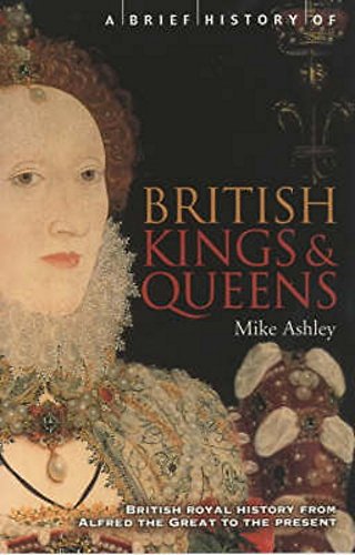 Book cover featuring Queen Elizabeth I and the title "British Kings & Queens.