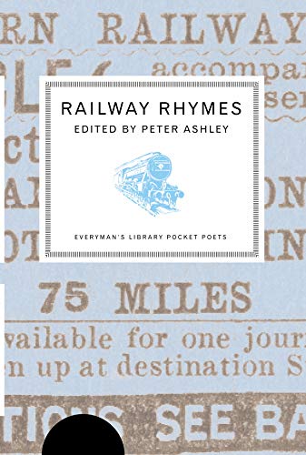 Book cover: "Railway Rhymes" with a vintage steam train illustration.