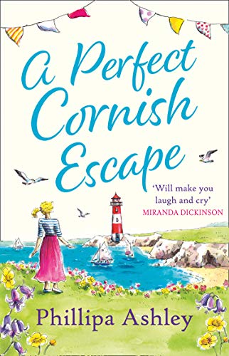 Book cover with illustrated woman overlooking a harbour scene.