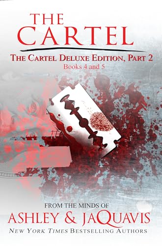 Book cover with red text, a razor blade, and blood splatter imagery.