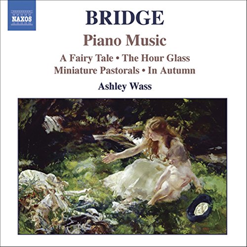 CD cover for "BRIDGE: Piano Music, Vol. 1" by Ashley Wass, featuring artwork.