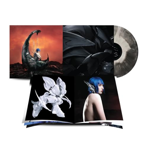 Ashnikko’s “WEEDKILLER” vinyl album with surreal, dark fantasy artwork.
