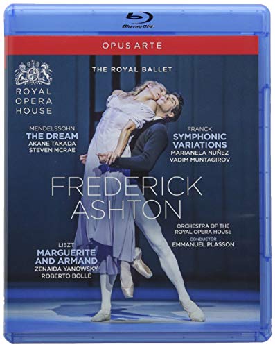 Blu-ray cover featuring a couple in ballet pose, titled "Frederick Ashton.