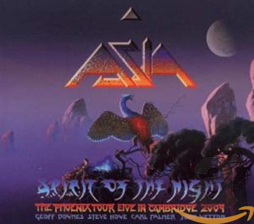 Asia “Spirit Of The Night” CD cover with peacock and pyramids.