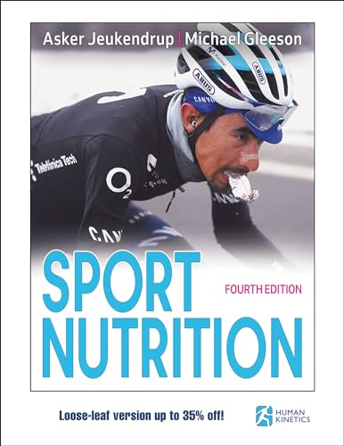 Book cover: "Sport Nutrition" with cyclist image, fourth edition.