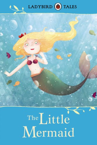 A blonde mermaid swims underwater surrounded by bubbles and small fish on a book cover.