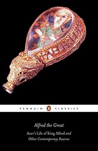 Book cover featuring an Anglo-Saxon jeweled brooch and text: "Alfred the Great".