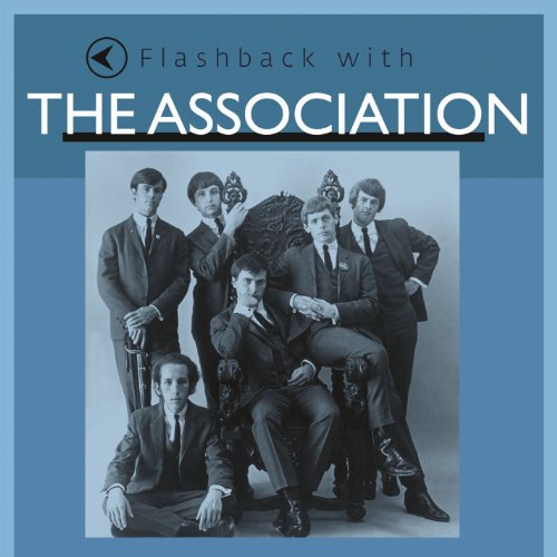 Black and white photo of The Association, a 1960s musical group.
