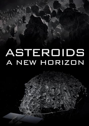 DVD cover for “Asteroids: A New Horizon” featuring rocky space debris.