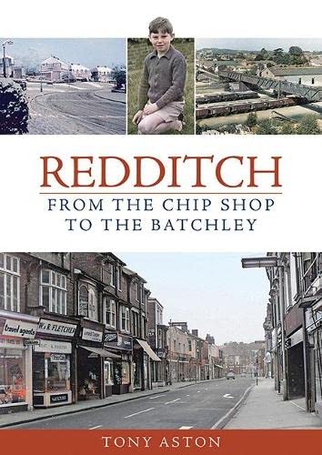 Book cover featuring old photographs of streets and people in Redditch.