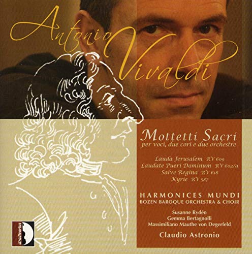 CD cover for Vivaldi’s Sacred Motets performed by Astronio/Harmonices Mundi.