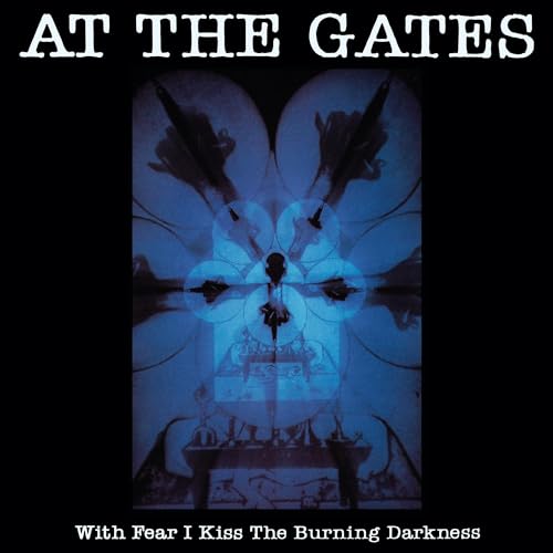 Album cover featuring blue-toned silhouettes of hands and swords against a black background.