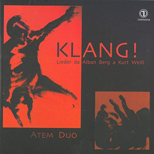 CD cover: abstract figure with red and black background, text "KLANG!".