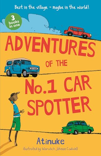 Book cover with a boy, vintage cars, and bold yellow text.