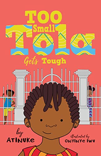 Book cover featuring a young Black girl with textured hair and a gate.