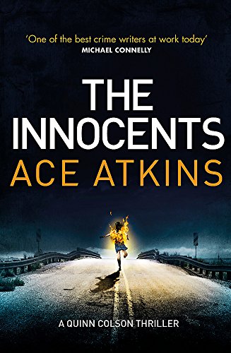 Book cover: "The Innocents" with a figure running down a dark road.