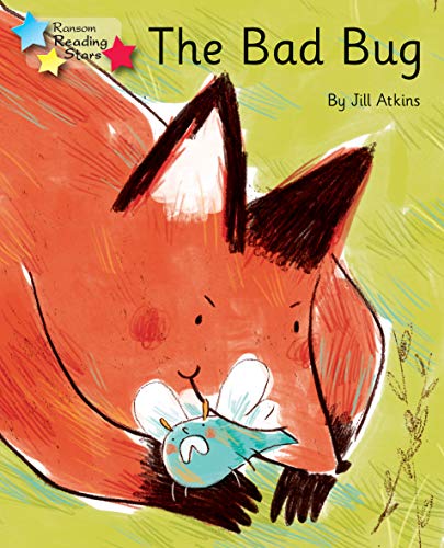 Book cover: A fox with a small blue bird in its mouth.