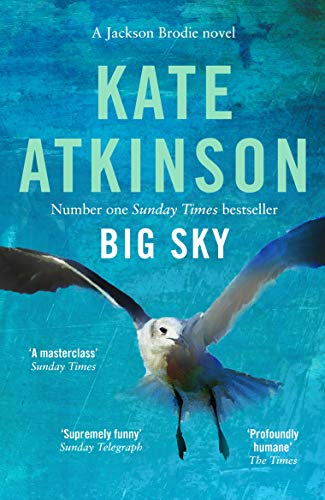 Book cover: "Big Sky" by Kate Atkinson, featuring a seagull in flight.