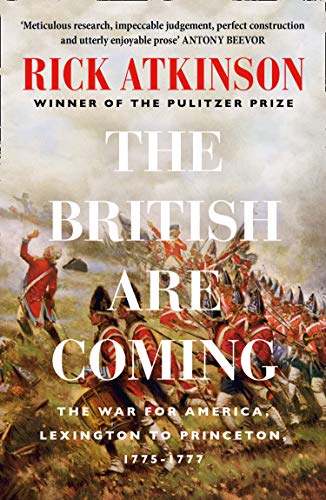 Book cover: "The British Are Coming" depicting a Revolutionary War battle scene.