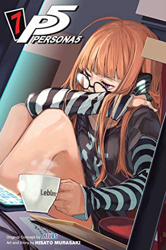 Persona 5, Vol. 7" manga cover featuring Ann Takamaki with a cup.