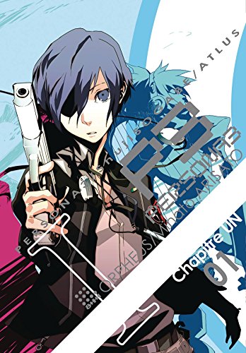 Manga cover featuring a young man with a gun and blue hair.