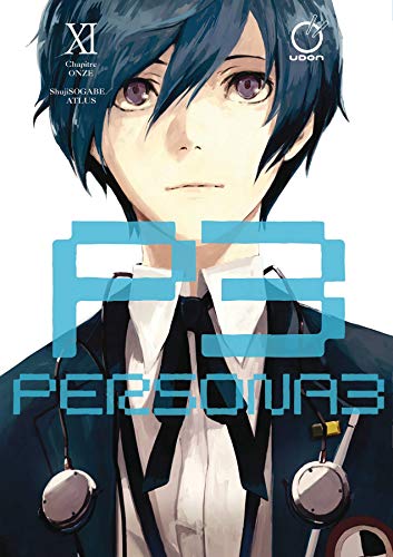 Cover of Persona 3 Volume 11 manga, featuring a blue-haired young man.