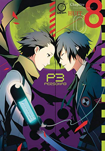 Persona 3 Volume 8" manga cover featuring two young men with dark hair.